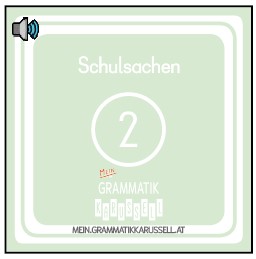 Wortgruppe Schulsachen