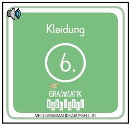 Wortgruppe Kleidung